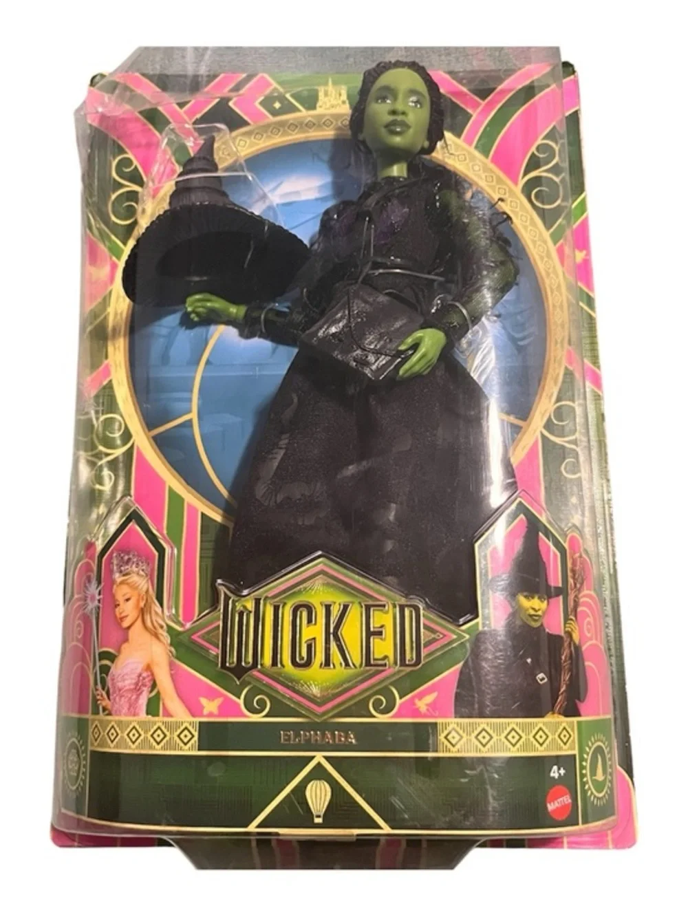 Mattel Wicked Elphaba Doll in Green and Black